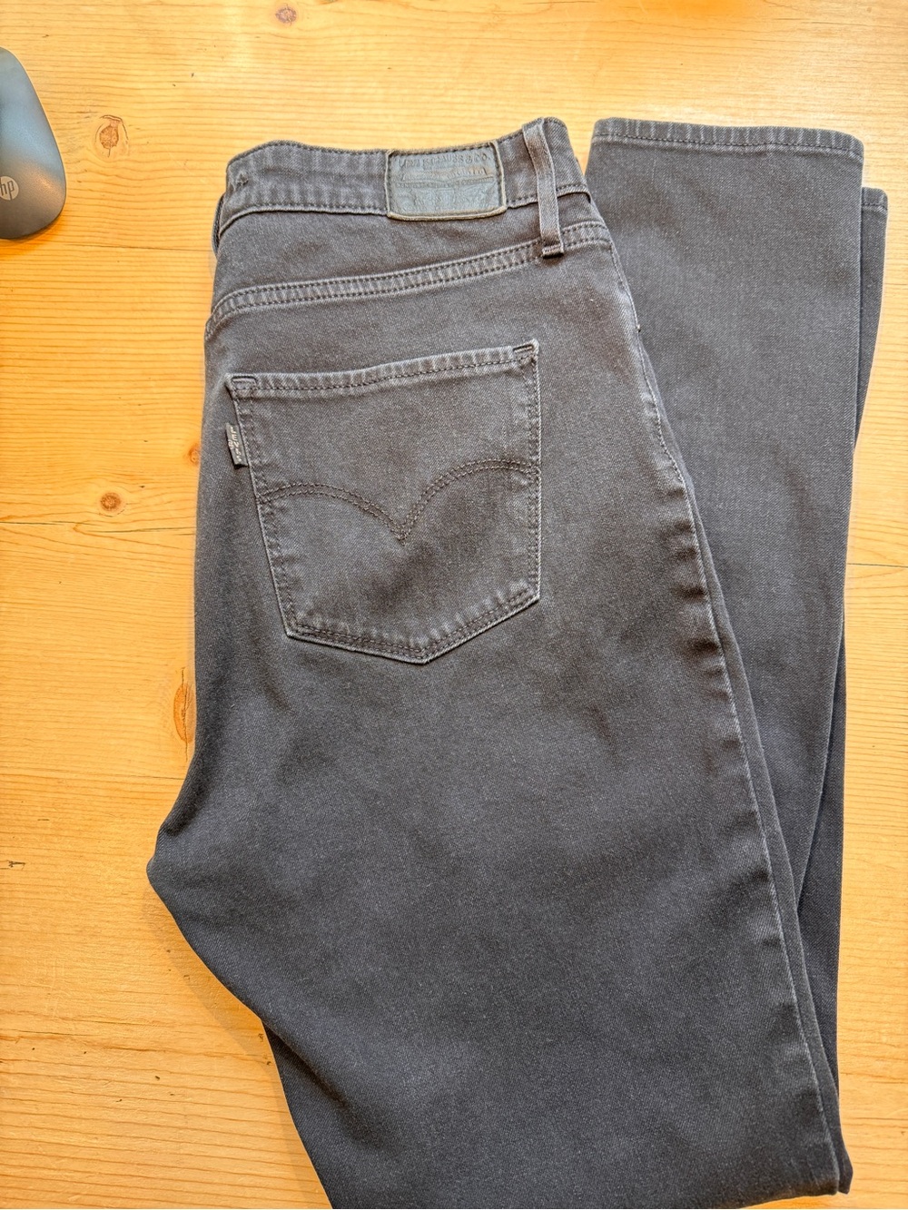 Levi's Premium 721 High Rise Skinny Black Jeans Women 31 Western Cowgirl
